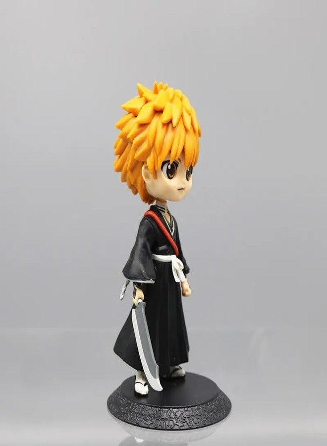 Abelestore|| Bleach Kurosaki Ichigo- 2 Action Figure Miniature Doll (Toy Figure) SpecialEdition for Car Dashboard, Decoration, Cake, Office Desk & Study Table (Height- 16cm) - (Pack of 1) - Image 5