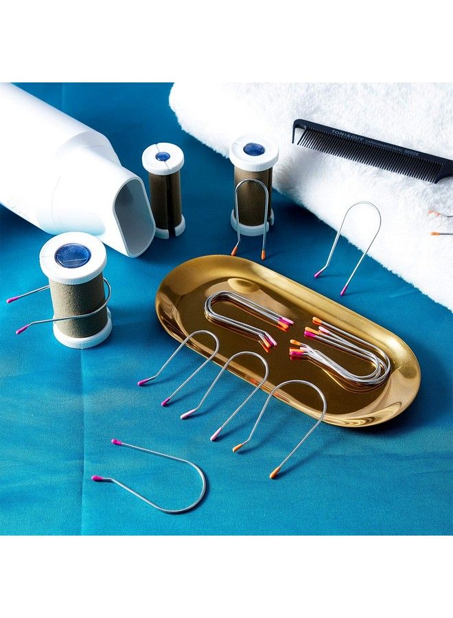 WILLBOND 40 Pieces Assorted Hot Roller Clips Large Medium And Small Hot Rollers Fits Most Rollers And Curlers 3 Sizes - Image 5