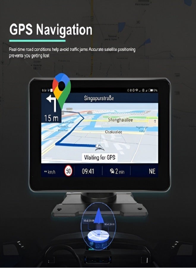 Generic 7-inch car screen with full Android system and application store - supports Apple CarPlay and Android Auto - 4GB RAM - 64GB ROM, portable and easy to install  - Image 5