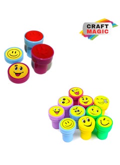 Emoji Stamps for Kids - 10 Pack Self-Inking Smiley Face Stampers for Birthday Party Supplies, Goodie Bags, Classroom Rewards, Teacher Supplies, Includes 3 Emoji Badges - pzsku/ZA82FFFB09610D6B78596Z/45/_/1738519281/7fff8098-0a7a-457c-aec2-5d3aba3e6a65