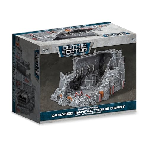 Gale Force Nine Battlefield in A Box Mundus Imperialis Manufactorium Depot Damaged - Image 1