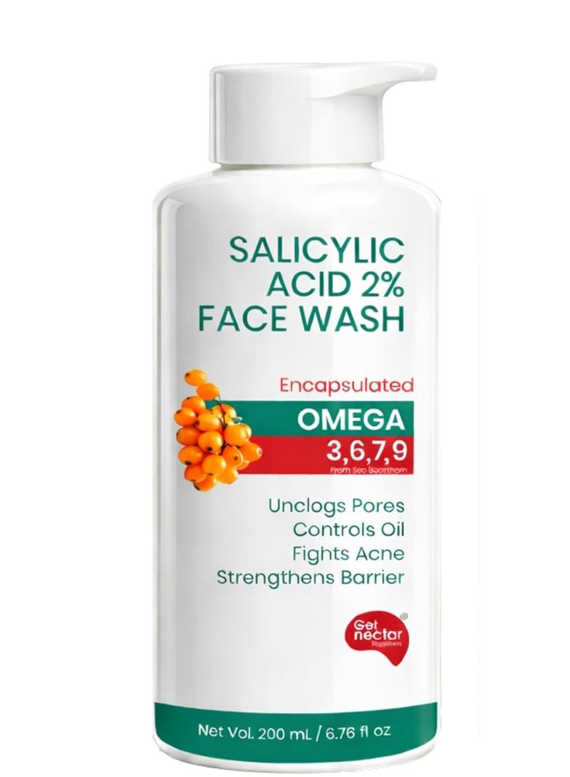 Get Nectar Happiness غسول وجه نكتار السعادة 2% حمض الساليسيليك (عبوة 200 مل من 2) - Image 2