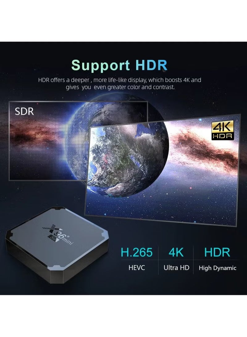 X96 Mini 5G Android TV Box | 2GB RAM + 16GB ROM | Android 9.0 | Amlogic S905W4 Quad-Core | Dual WiFi 2.4G/5G | 4K Media Player | H.265 10bit | USB 2.0 | Smart TV Box for Seamless Streaming  Entertainment - Image 5
