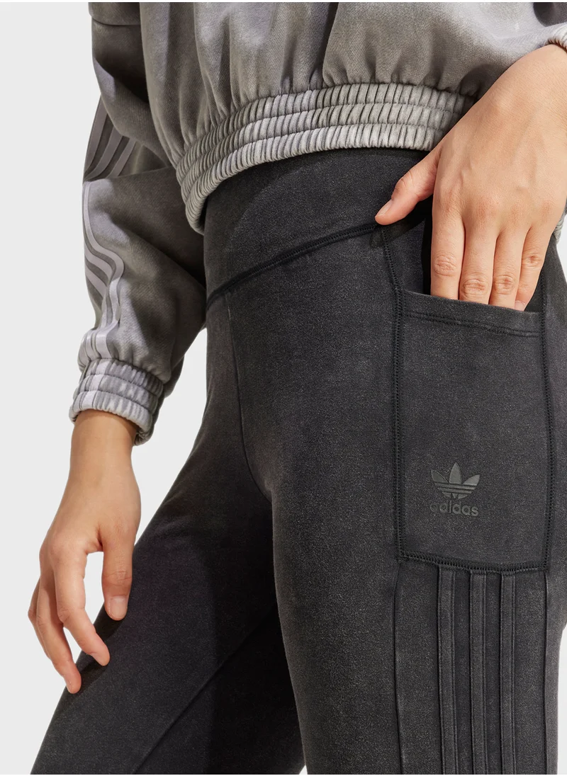 adidas Originals Washed 3 Stripe Leggings
