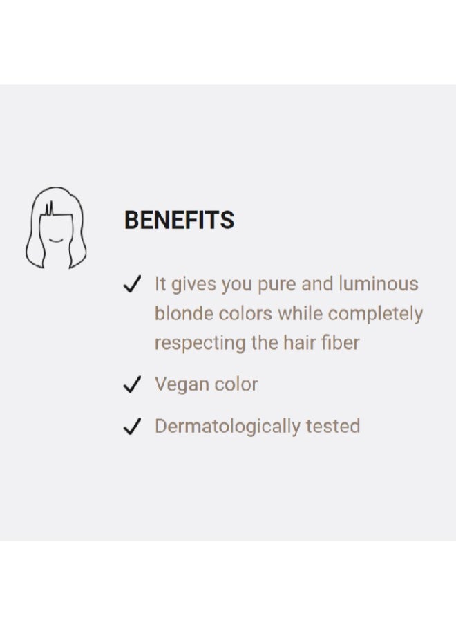 LAKME Collage Clair Permanent SuperBlonding Hair Color 12/10 , Ash SuperBlonding ,60Ml  - Image 4