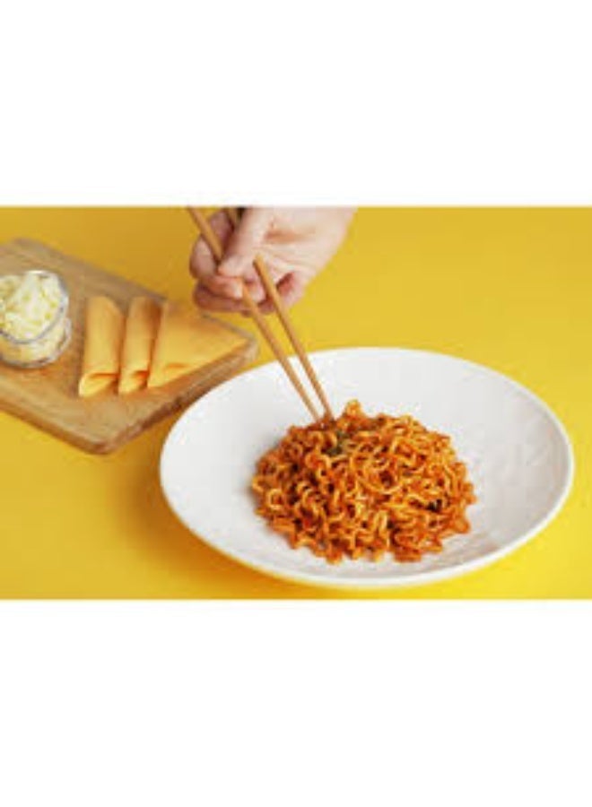 Samyang Cheese Hot Chicken Ramen 140g – Korean Spicy Instant Noodles with Creamy Cheese Flavor | Quick Easy Meal - Image 2
