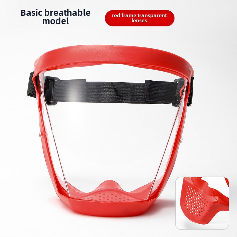 Generic Anti-Fog Dustproof Safety GogglesBasic breathable red frame transparent lens Basic breathable red frame transparent lens