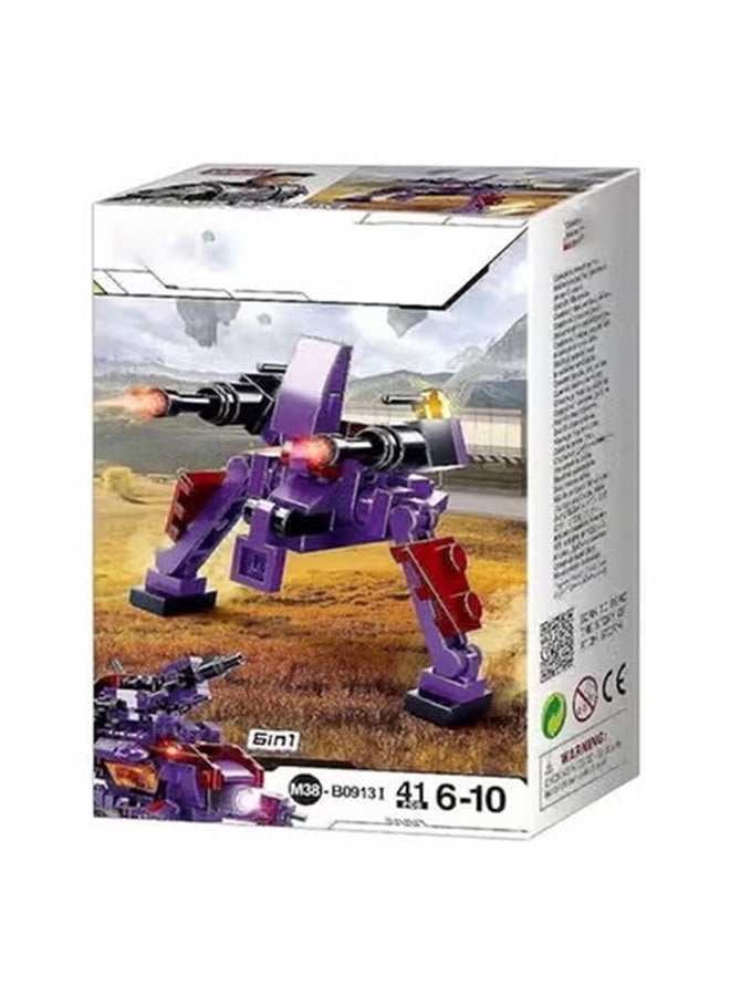 Sluban Atomic Storm Series  Black Monster Blocks 41 PCS - Image 3