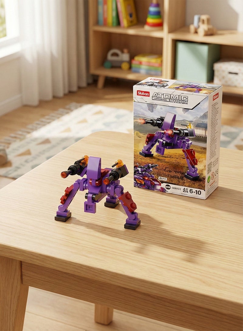 Sluban Atomic Storm Series  Black Monster Blocks 41 PCS - Image 2