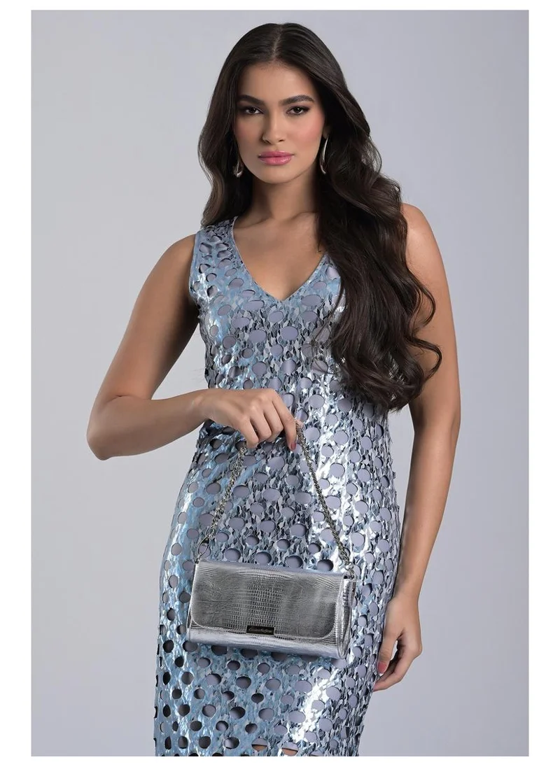 Carmen Steffens  Silver Baguette Bag for Women | Best Price UAE