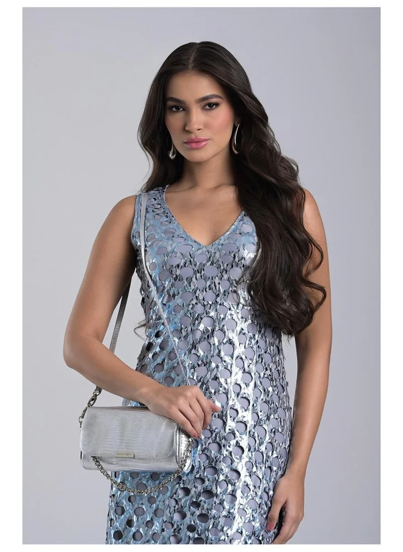 Carmen Steffens  Silver Baguette Bag for Women | Best Price UAE