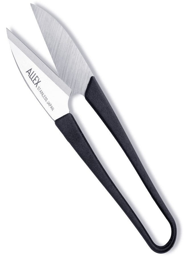 ALLEX\アレックス ALLEX Japanese Thread Snips for Sewing and Embroidery 4.1" (Medium), Made in JAPAN, Spring Loaded Small Thread Snippers Scissors, Black - Image 1