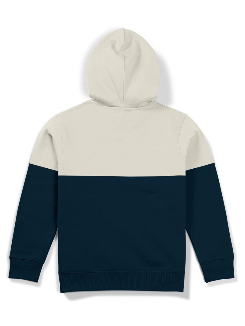 HELLCAT Boys Cotton Blend Hooded Neck Regular Sweatshirt (Hft-Hbw02-Cr-$Parent_Dark Green_3 Years-4 Years) - Image 2