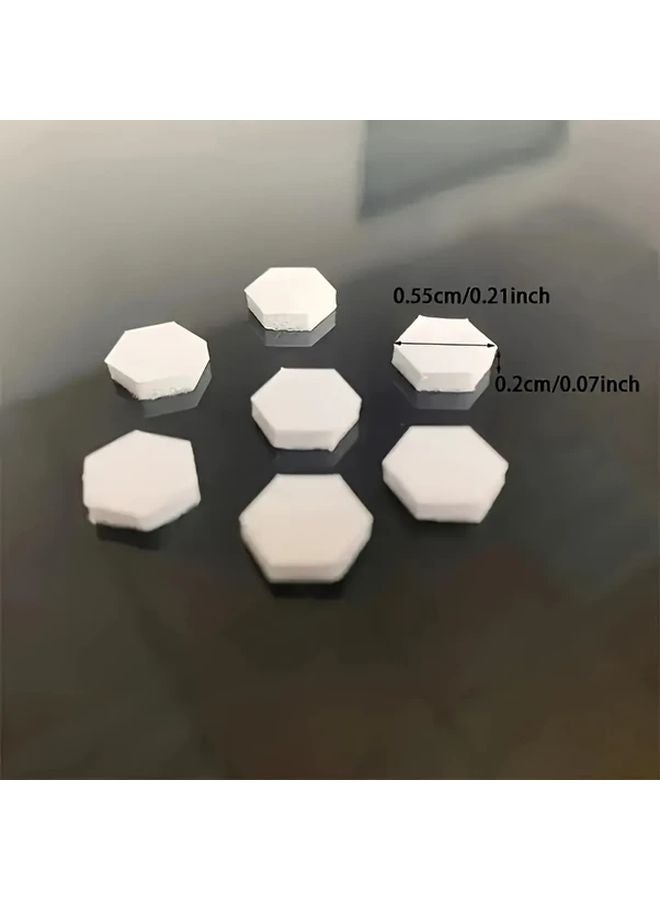 1200pcs White Hexagon Foam Double Sided Adhesive Dots For Crafts Decorations - Image 3