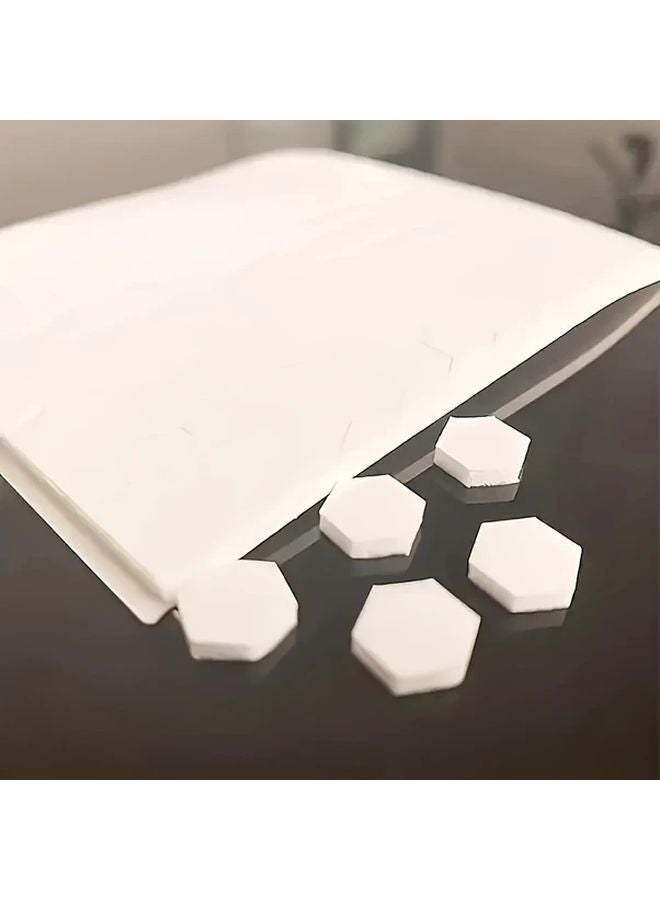 1200pcs White Hexagon Foam Double Sided Adhesive Dots For Crafts Decorations - Image 2