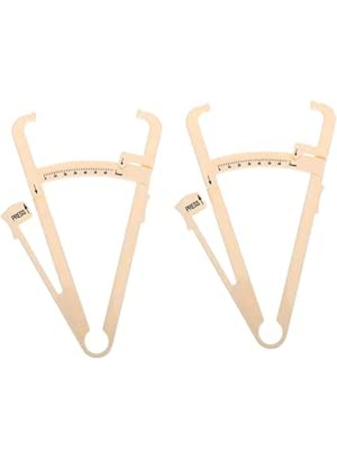 Dual Skinfold Caliper Set Accurate Body Fat Measurement Device for Fitness - Image 1