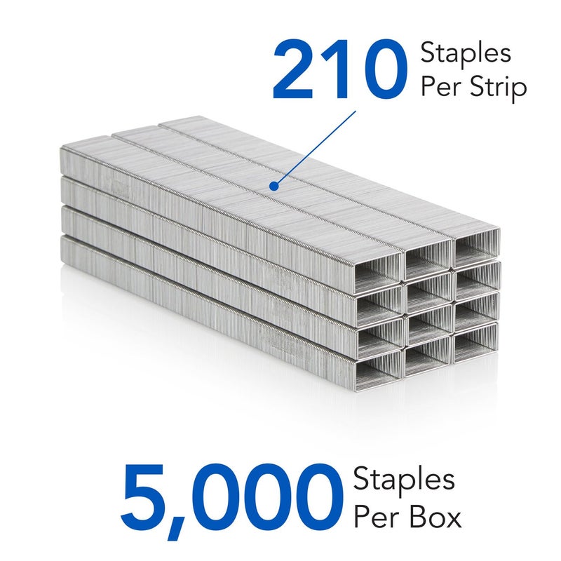SwinglineÂ® Standard Staples, 1/4", Full Strip, Box of 5,000 - Image 3
