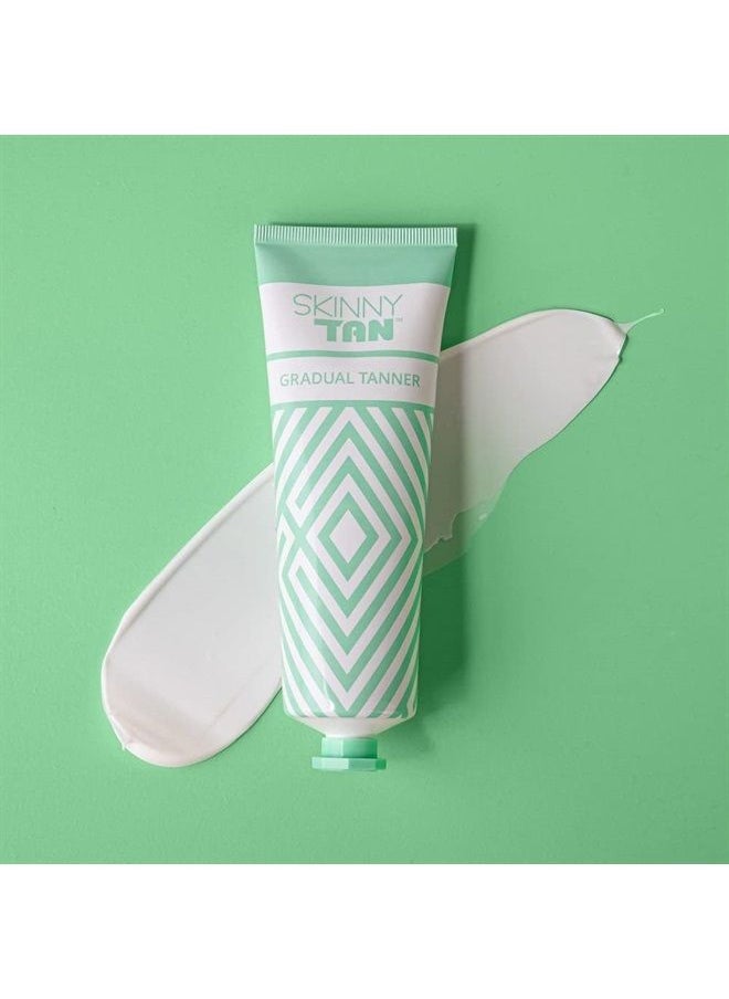 Skinny Tan - Gradual Tanner | Sunless Self Tanning Lotion, Streak Free, No Orange, Natural Looking Tan | Vegan Friendly, No Parabens, For All Skin Types, 4.2 Fl. Oz. - Image 1