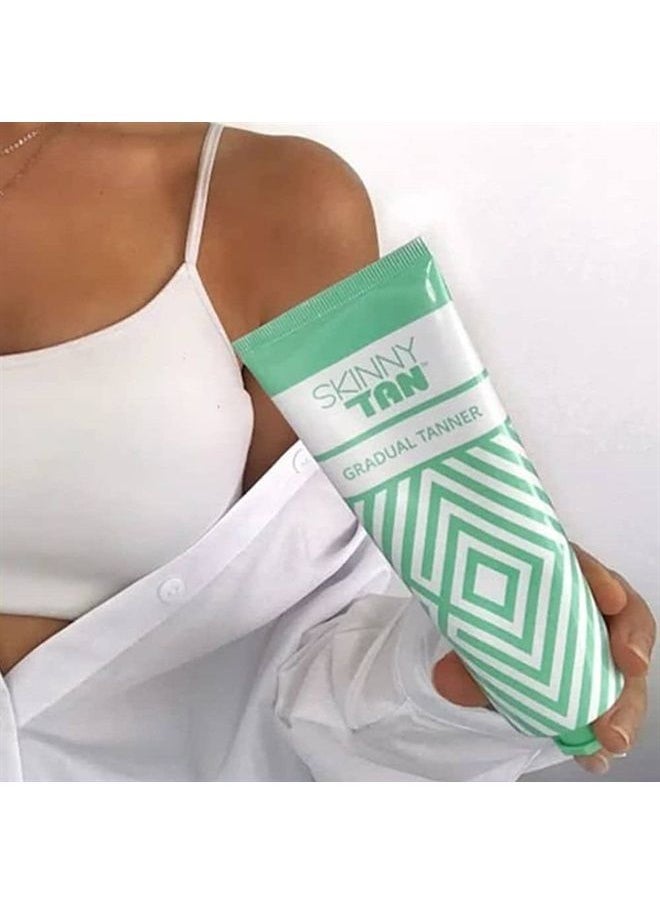 Skinny Tan - Gradual Tanner | Sunless Self Tanning Lotion, Streak Free, No Orange, Natural Looking Tan | Vegan Friendly, No Parabens, For All Skin Types, 4.2 Fl. Oz. - Image 1