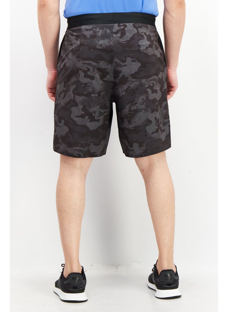Reebok Men Sportwear Fit Training Short, Black Combo  - Image 2