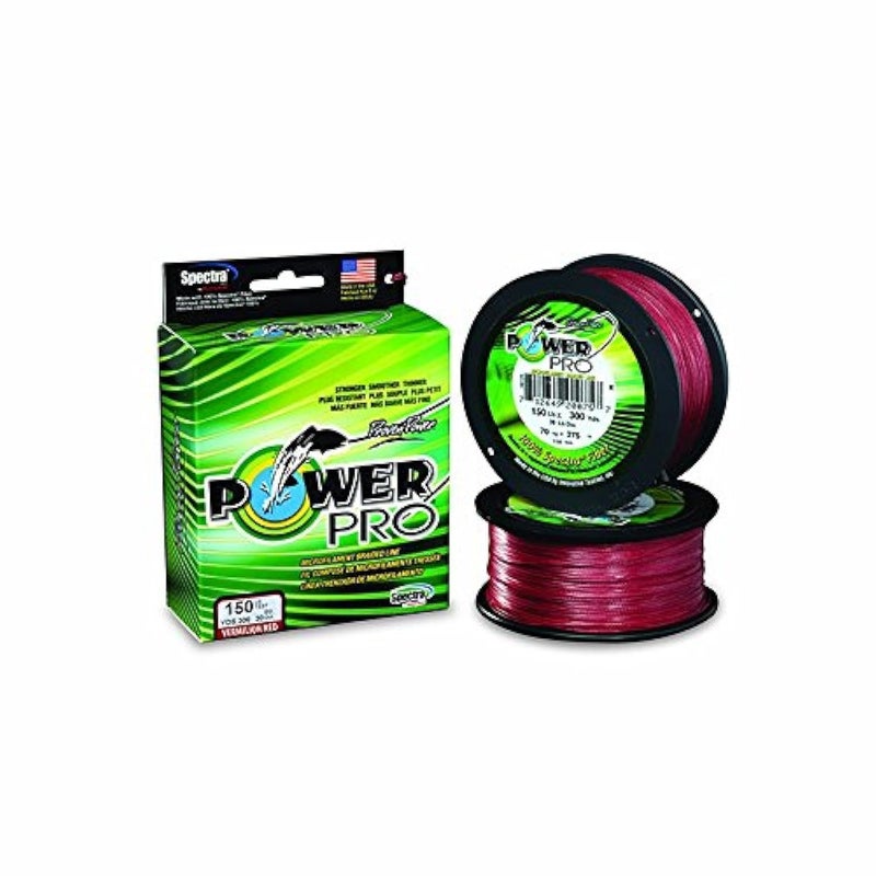 Power Pro Spectra Fiber Braided Fishing Line, Vermilion Red, 500YD/30LB - Image 5