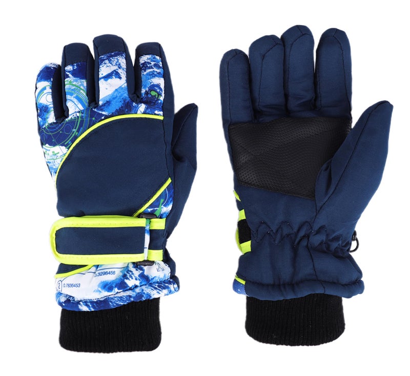 XuoAz Kids Winter Ski Gloves Waterproof Snow Gloves Non Slip Warm Snowboard Mittens for Boys Girls (for 4-7 Years) - Image 1
