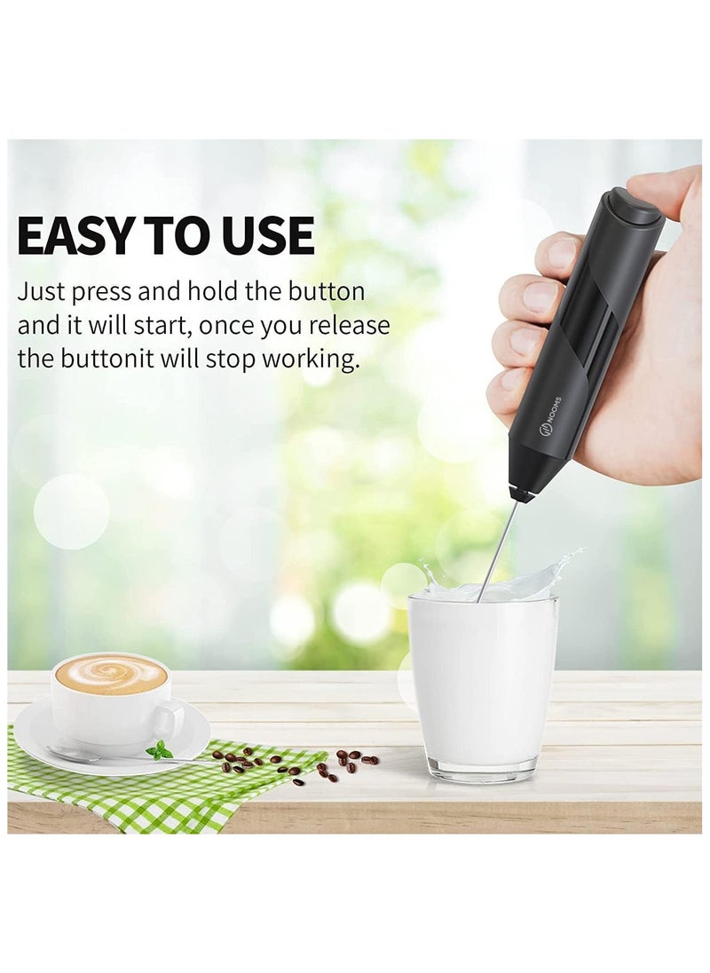 BJollys - Electric Milk Frother Handheld, Mini Whisk Foam Maker, Drink Mixer for Coffee, Milk, Lattes, Cappuccino Cream, Matcha. (Multicolour) - Image 1