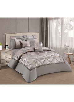 Stargold Comforter Set Extra Soft Lace Jacquard Comforter King Size Microfiber Printed 8 Pieces Set  - Image 1
