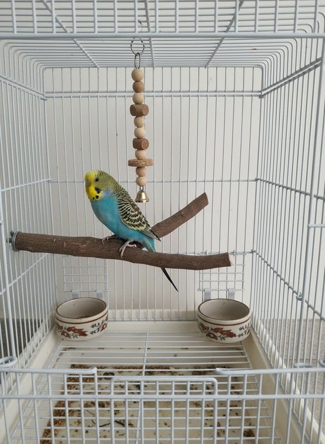 RUKDA® Neem Wood Bird Perch with Natural Bark for Parrots & Pet Birds | Natural Neem Branch Chew Toy for Cage | Supports Beak, Foot Health & Hygiene | Safe Wooden Perch Stand (6-7 Inch, Pack of 4) - Image 2