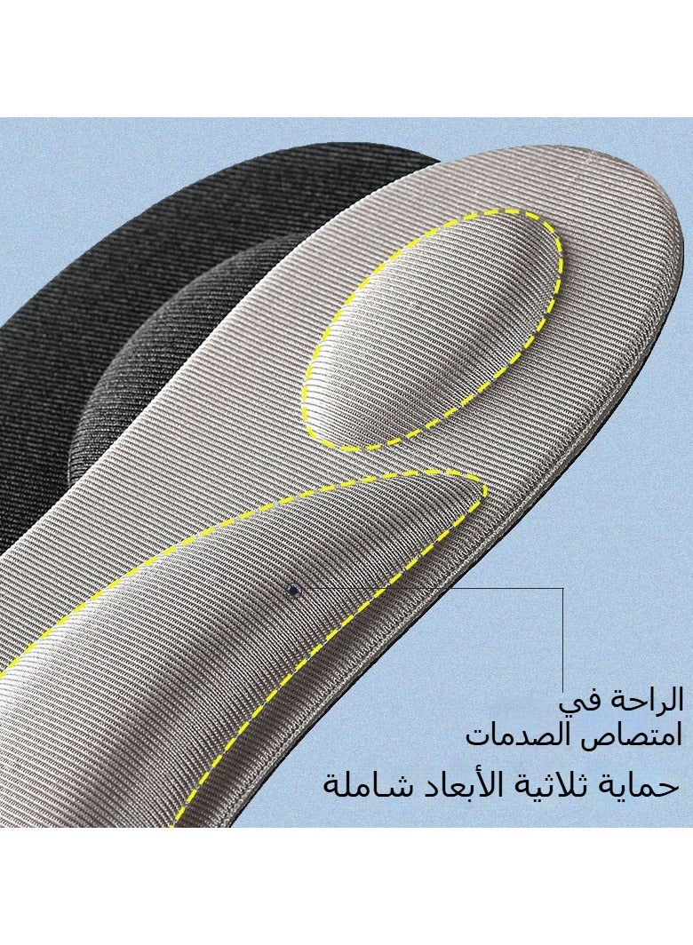 Brand new size 39-44 can be cut to size for men, relieve foot pain massage pad, shock absorption standing all day, suitable for walking, running and hiking, soft gel insole, comfortable for sports shoes and work boots - Image 5