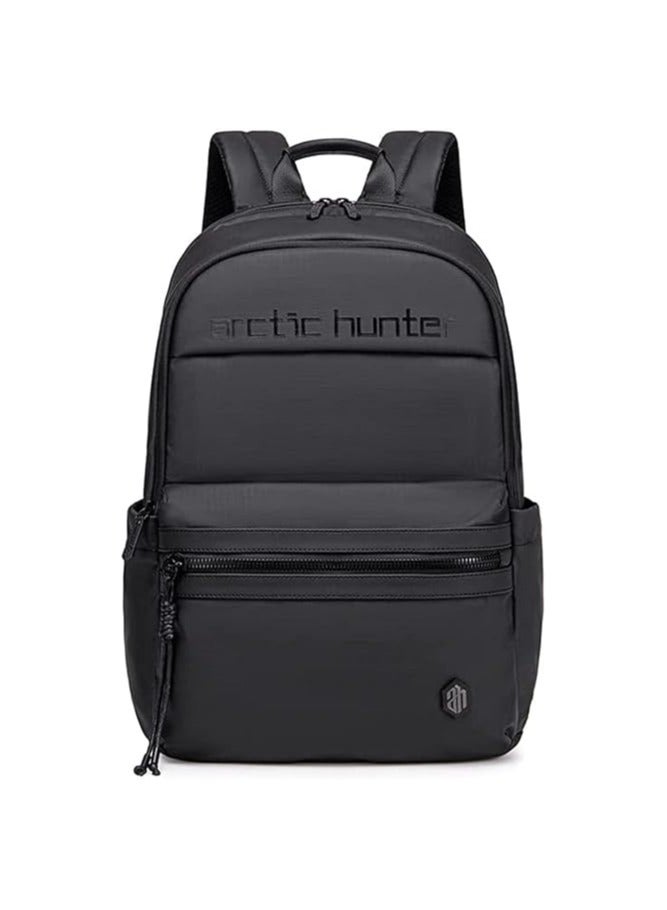 Arctic Hunter B00536 Casual Water Resistant 15.6-inch Laptop Backpack, Black  - Image 1