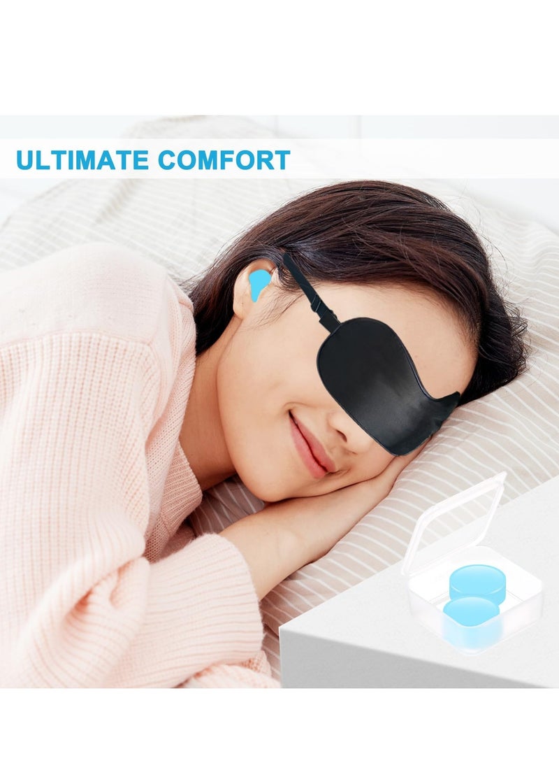 عام سدادات أذن للنوم، 8 أزواج (16 قطعة) سدادات أذن سيليكون قابلة للتشكيل وعازلة للضوضاء للسباحة والشخير والنوم والدراسة - Image 2