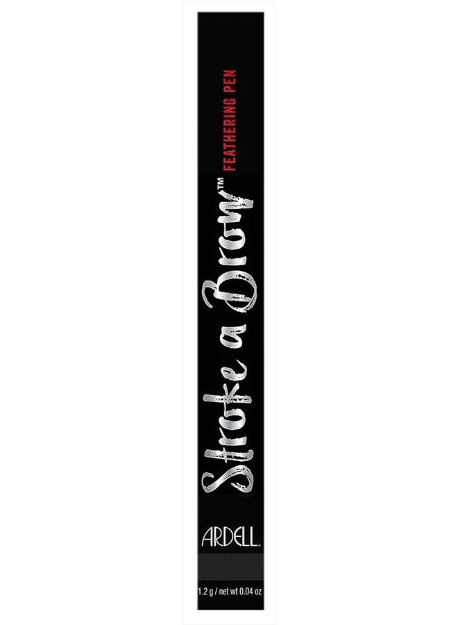 ARDELL Beauty Stroke a Brow Feathering Pen, Soft Black - Image 1