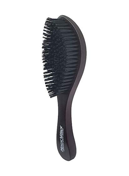 Black Ice Black Ice Magic Wave 9.25'' Curved Wave Brush Hard Premium Boar 
