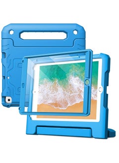 Jetech Kids Case For Ipad 9.7 Inch 6Th 5Th Generation 2018 2017 Model With Built In Screen Protector Shockproof Full Body Handle Stand Tablet Protective Cover Blue  - Image 1
