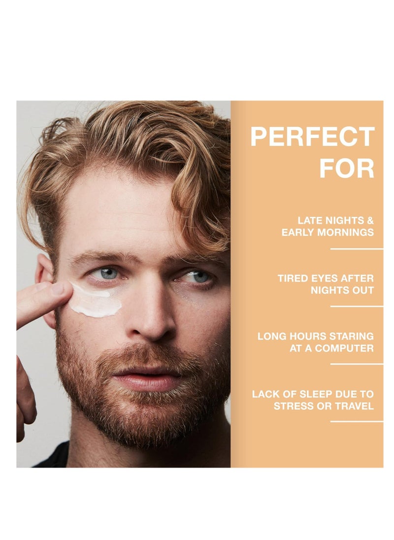 Hair Craft Co. CRVFT Men's Under Eye Cream .25oz [AM/PM] | 30 Day Supply | Reduce the Appearance of Puffy Eyes + Lessen Dark Circles | Invigorated with Caffeine | Made in the USA | Peppermint Scented  - Image 5