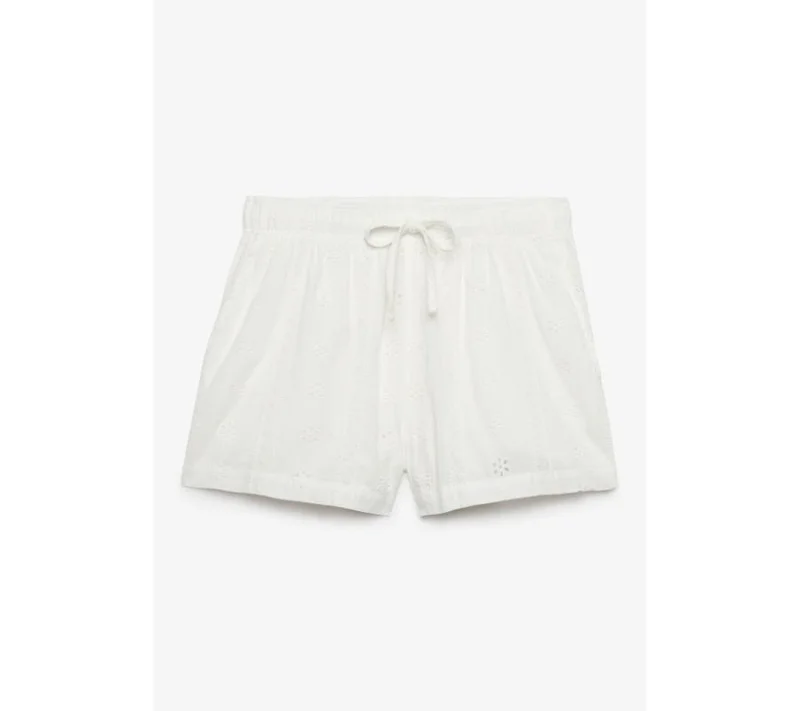 Superdry Cotton Broderie Beach Shorts