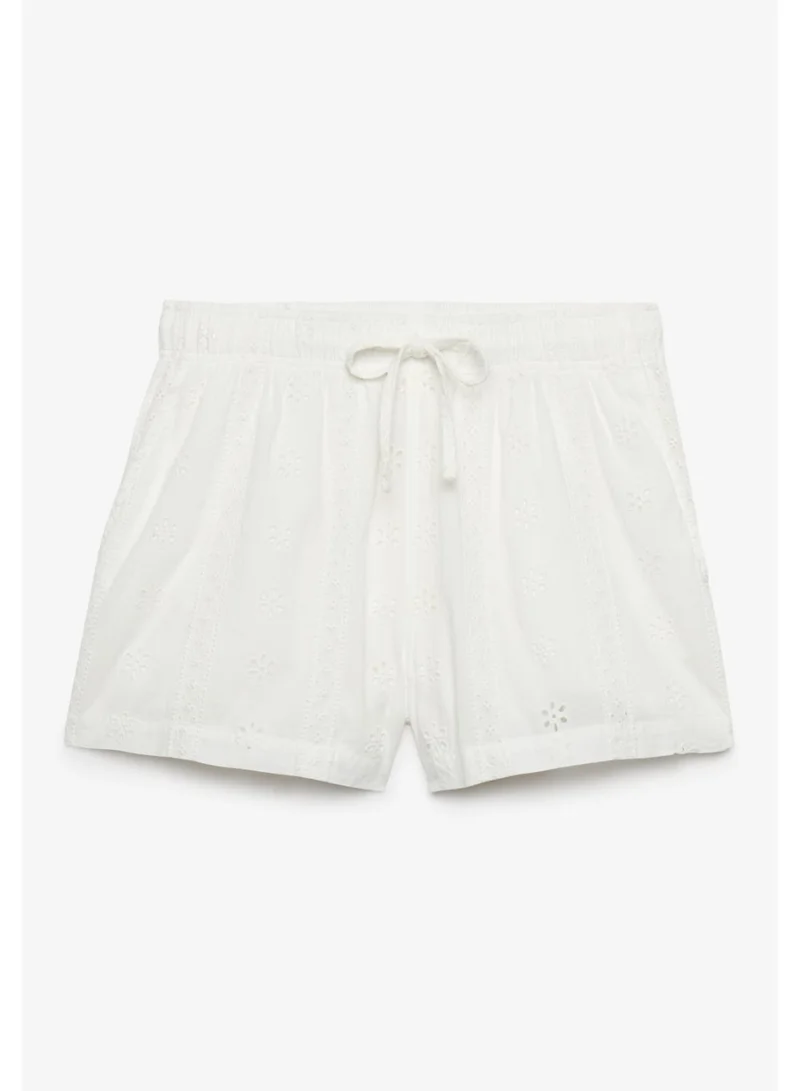 سوبر دراي Cotton Broderie Beach Shorts