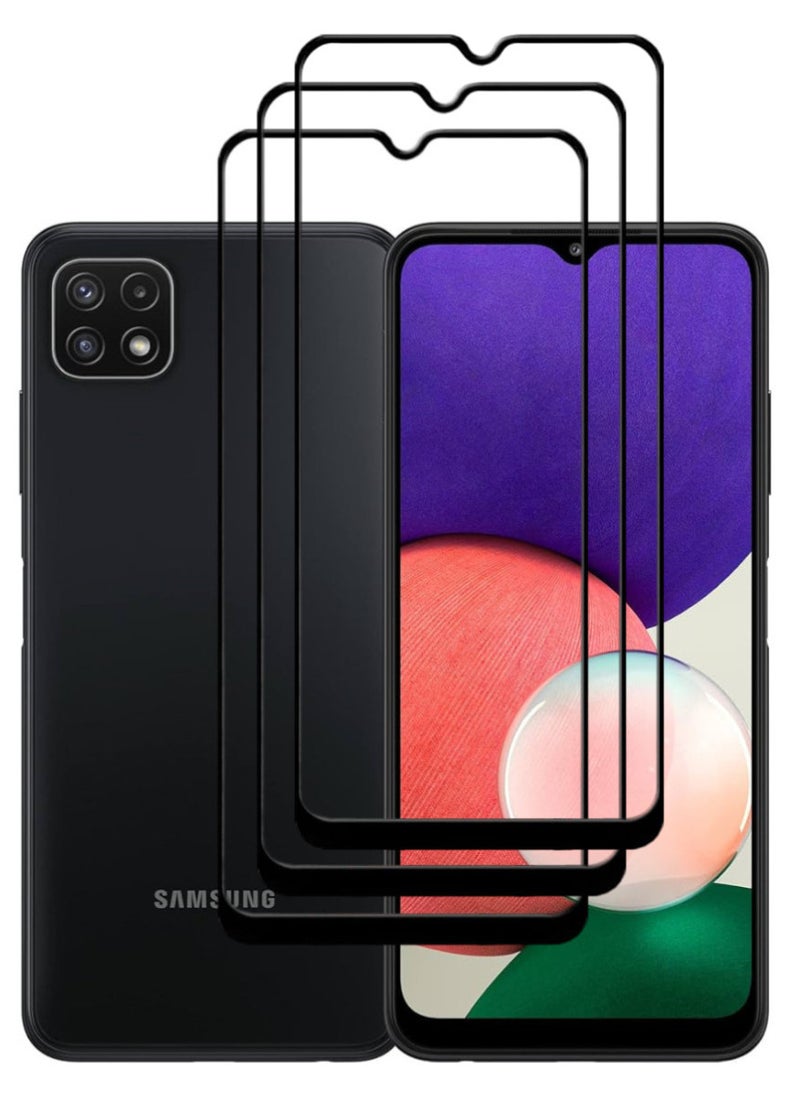 ACLIX 3 Pieces Antistatic ESD Dustproof Premium Quality High Definition Tempered Glass Screen Protector Designed For Samsung Galaxy A22 5G - Image 1