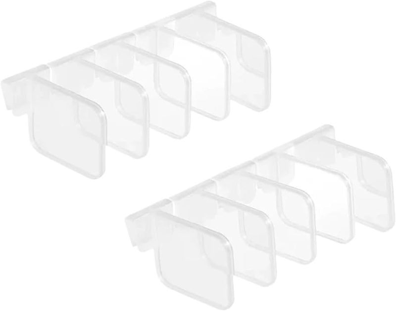 10pcs Refrigerator Side Door Divider Slidable Partition Storage Accessories Free Combination - Image 1