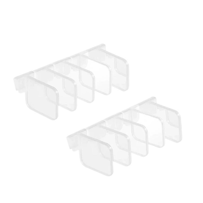 10pcs Refrigerator Side Door Divider Slidable Partition Storage Accessories Free Combination - Image 2