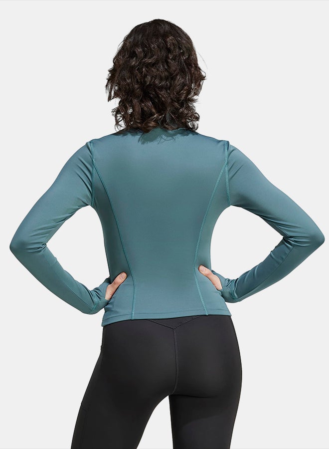 Adidas Optime Essentials Full-Zip Jacket - Image 2