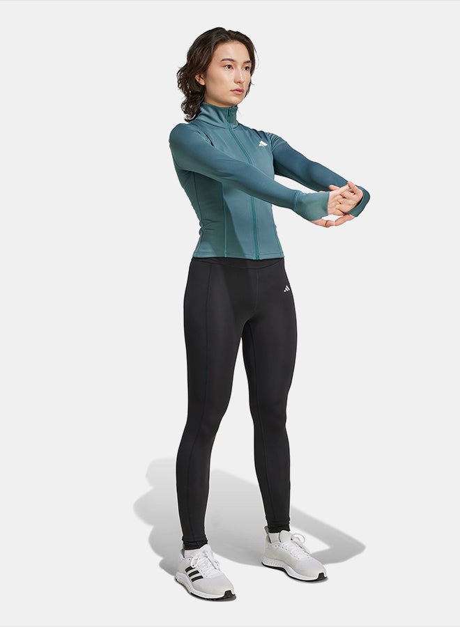 Adidas Optime Essentials Full-Zip Jacket - Image 3