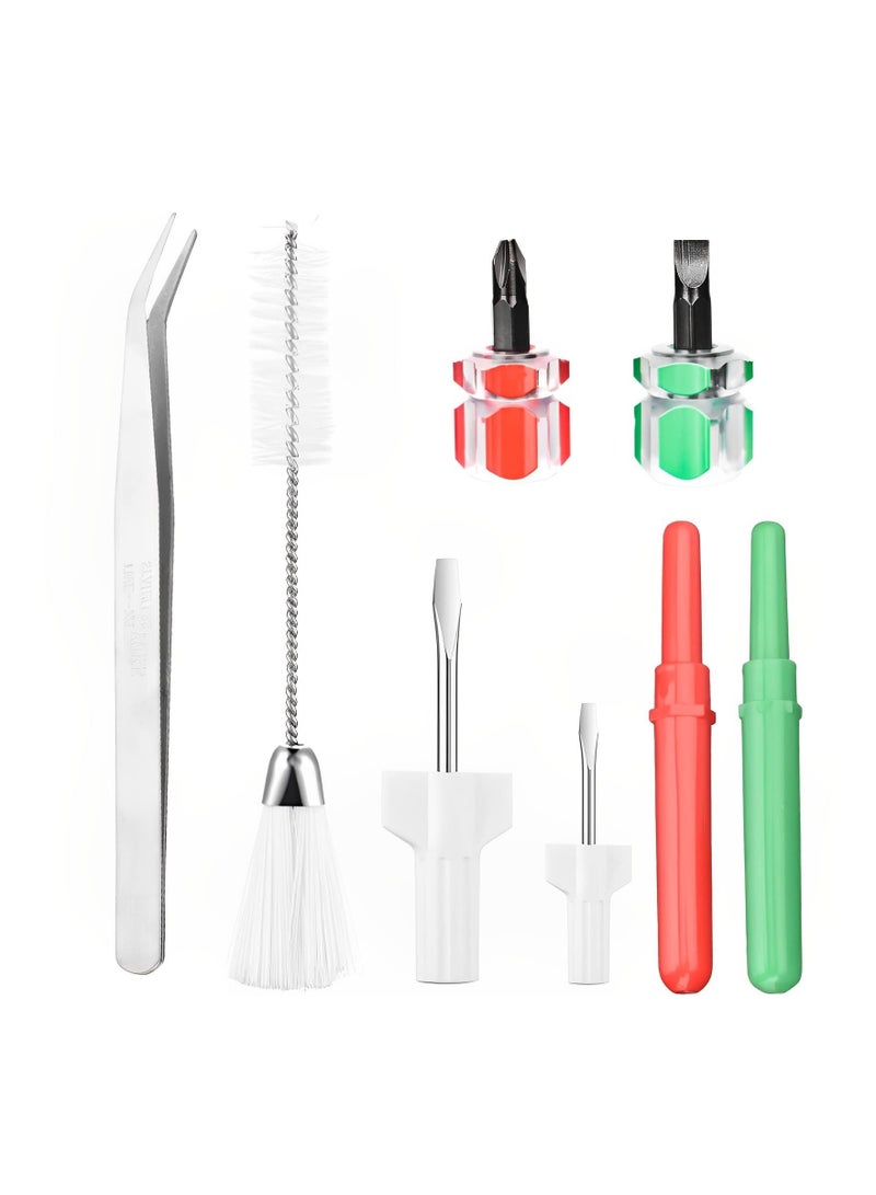 SYOSI PREMIUM QUALITY MATERIALS: Constructed from robust plastic and metal, our sewing machine tools are designed to withstand heavy use, ensuring the long-lasting performance of your sewing machine.  - Image 1