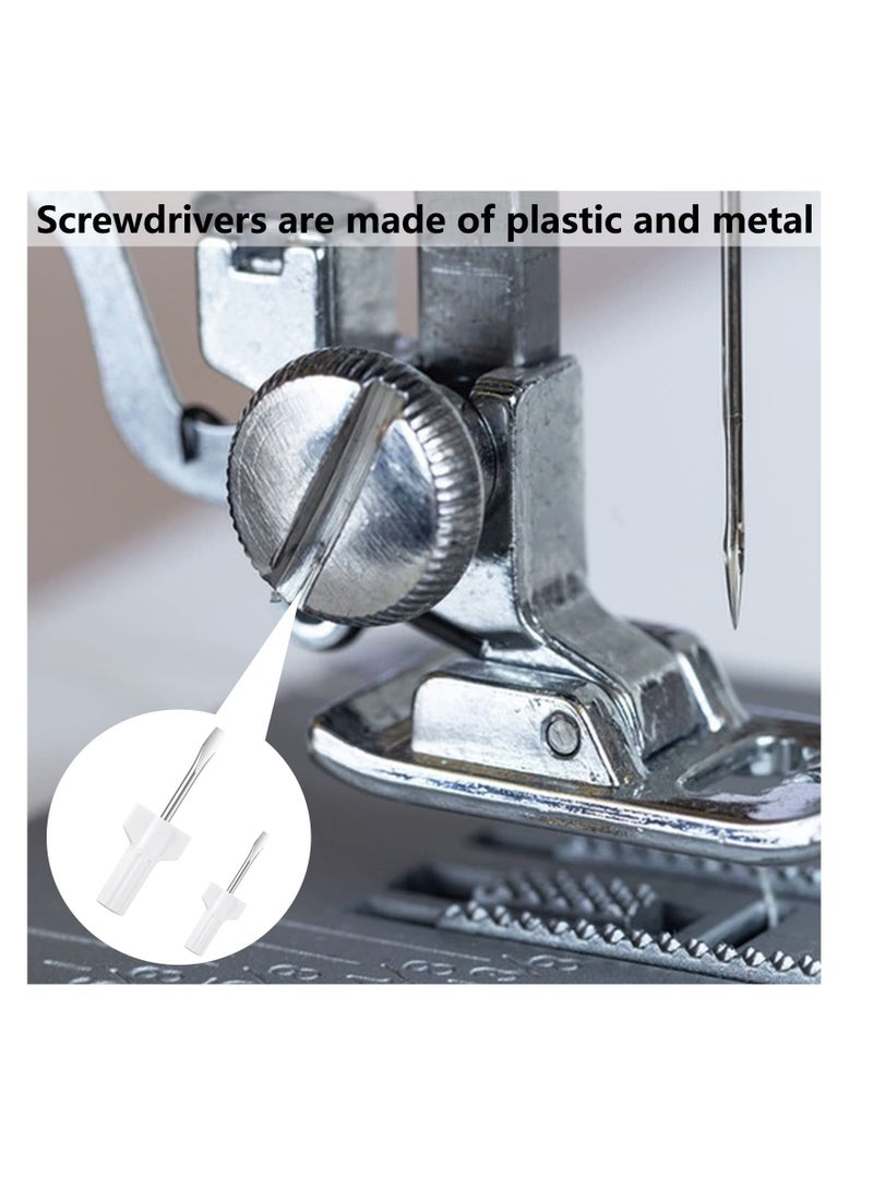 SYOSI PREMIUM QUALITY MATERIALS: Constructed from robust plastic and metal, our sewing machine tools are designed to withstand heavy use, ensuring the long-lasting performance of your sewing machine.  - Image 4