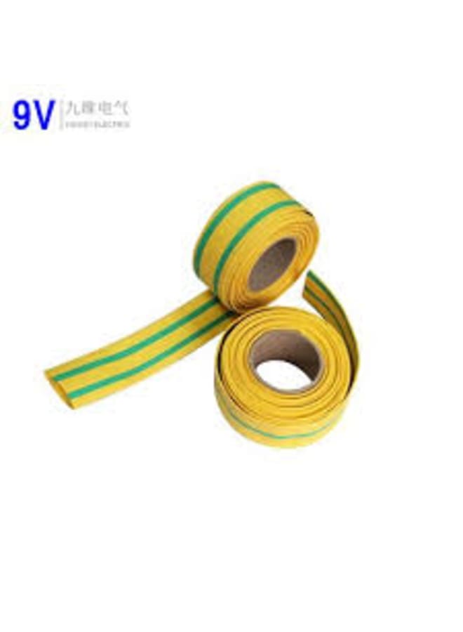 Heat shrink tube for protect and repair cables 1 mm (10 Mater) Yellow x Green 