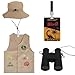 2 MULE TEAM Kids Dinosaur Paleontologist Kit Hat Costume and Vest Dinosaur Pass Cards for Paleontologist Costume Kids Explorer Activity Zoo Jungle Party and Career Day Party - Image 2