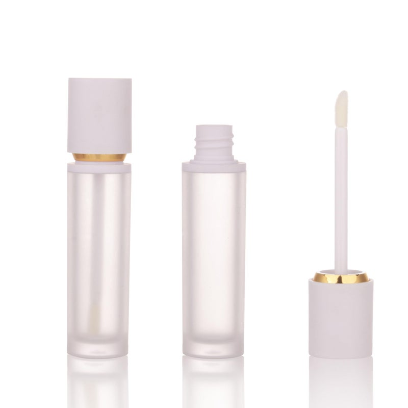 COSIDEA 30 PCS Empty White thick Lip Gloss Tubes 8ml lipgloss Tube with Wand Applicator for Lip oil tint bottles container - Image 1