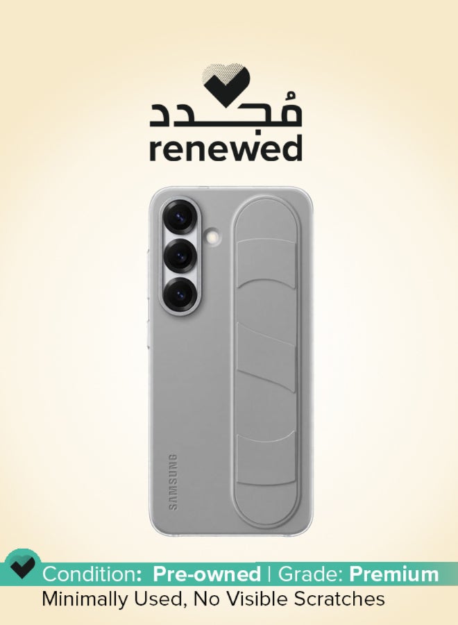 Samsung Renewed - Galaxy S25 Standing Grip Case - Gray Gray - Image 1