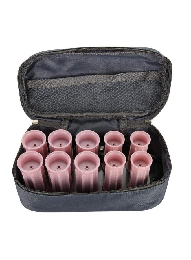 klarako Professional Electric Heated Roller,Curling Roller,Classic Hair Style Tool for Short Hair and Long Hair(10 Piece Pink Heat Roller + 1 Piece Bag) (Classic Style) - Image 4